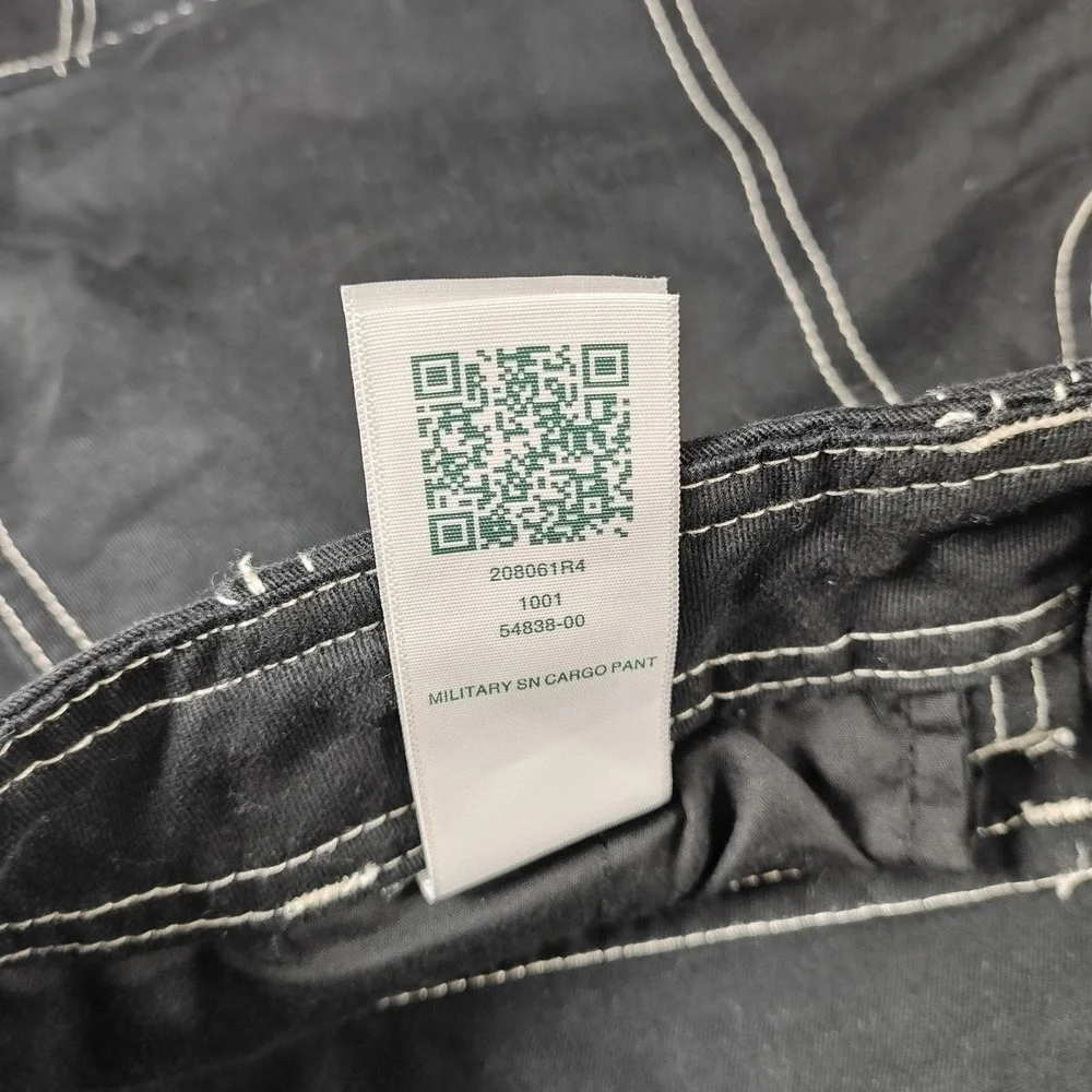 True Religion Military SN Cargo Pants Mens 30x30.5 Wide Leg Utility Carpenter